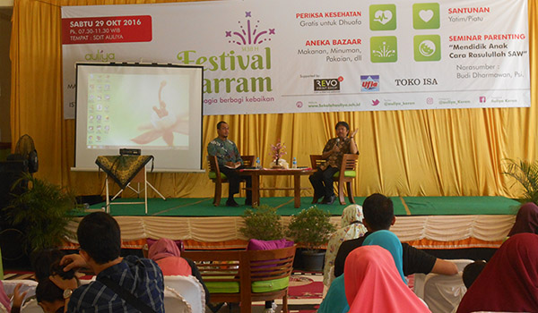 Festival Muharram dan Seminar Parenting di Aulia (29/10/16). Foto: Istimewa