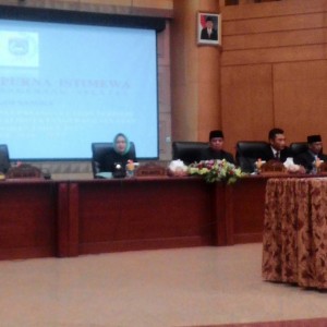Rapat Paripurna Istimewa DPRD Tangsel, Umumkan Pasangan Walikota Terpilih