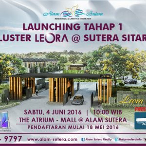 Launching Cluster Leora Tahap Pertama