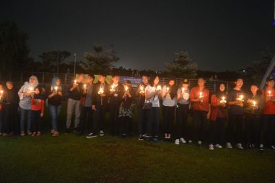 Komunitas Turun Tangan Banten, Gelar Aksi Earth Hour di BXC Mall Bintaro