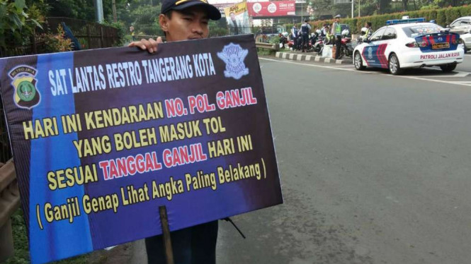 Penolakan Ganjil Genap Tol Tangerang Berkurang di Hari Kedua