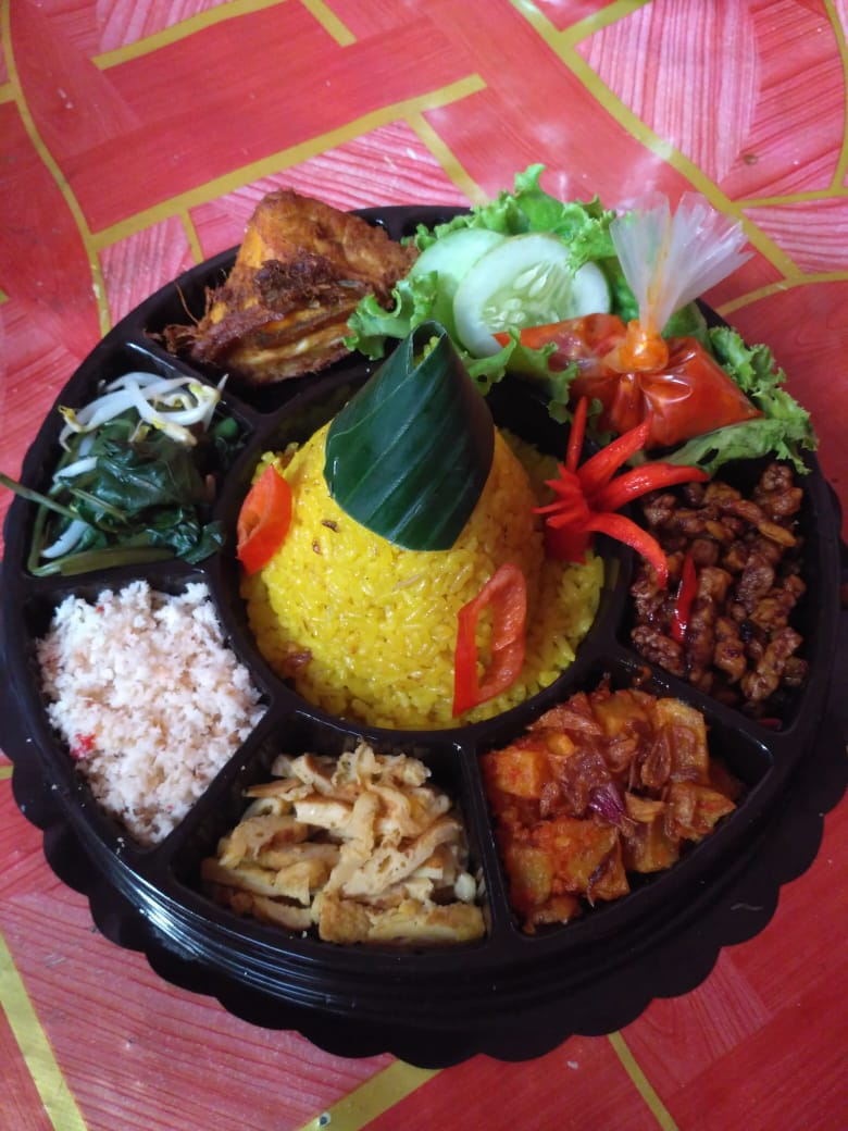 Nasi Uduk dan Tumpeng Mini Bang Bilal Sukses Tempus Pasar Kuliner Di Tangsel