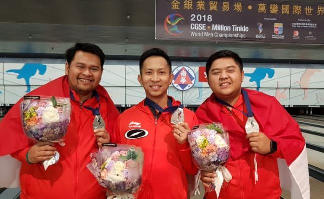 Indonesia Mendapat Medali Perak Pada Kejuaraan Dunia Boling Putra