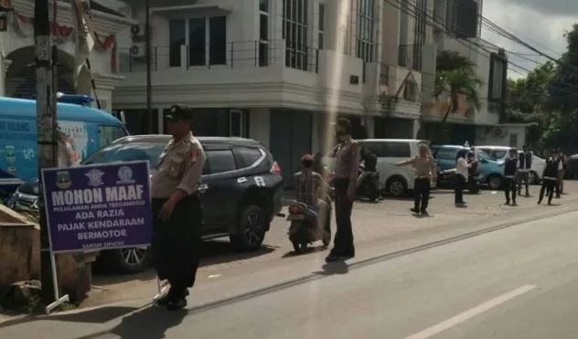 Polres Tangerang Selatan Gelar Razia Gabungan