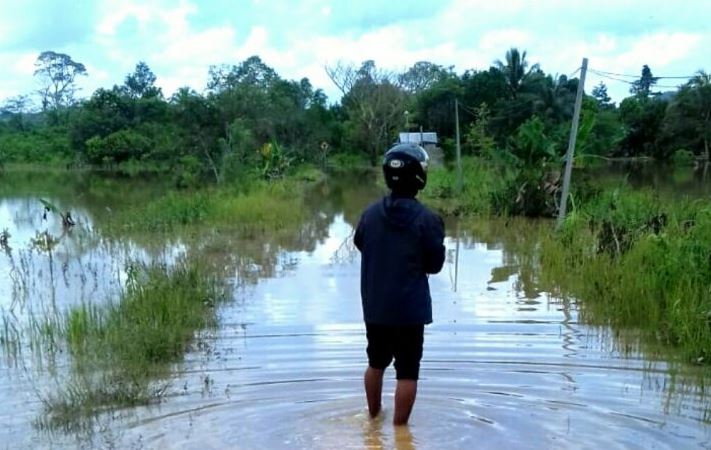 Banjir Kiriman Dari Kalimantan Timur Rendam Tiga Desa Di Tanjung Palas Timur