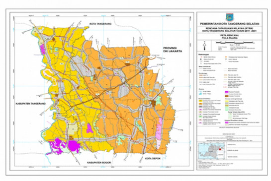 Informasi Peta Tangerang Selatan Terlengkap aslo - Tangsel ...