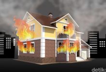 4 Rumah Kebakaran Di Ambon, 2 Orang Tewas