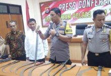 Polisi Menahan 4 Pelajar Yang Produksi Senjata Tajam Di Tangerang