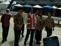 Presiden Jokowi Meresmikan Pengoperasian Tol Sragen-Ngawi