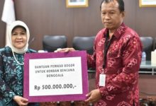 Pemerintah Kabupaten Bogor Menyerahkan Bantuan Korban Gempa Donggala