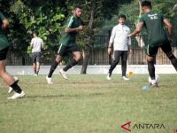 Latihan Perdana Timnas Indonesia U-22
