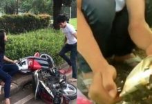 Viral Pria Amuk Motor Karena Tidak Terima Ditilang, Kini Beredar Video Pelaku Juga Membakar STNK-Nya