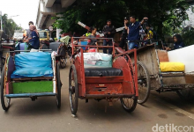 Becak Siap Mengaspal Jakarta Lagi