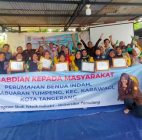 Dosen Teknik Industri Unpam Berikan Penyuluhan Pembuatan Handsoap Berbasis Green Chemical Di Bank Sampah Perumahan Benua Indah, Tangerang