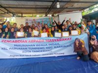 Dosen Teknik Industri Unpam Berikan Penyuluhan Pembuatan Handsoap Berbasis Green Chemical Di Bank Sampah Perumahan Benua Indah, Tangerang