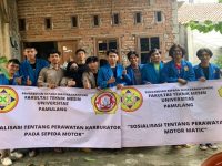 Mahasiswa Tekmes Unpam Sosialisasikan Peawatan Motor Matic di Kelurahan Jagakarsa, Jakarta