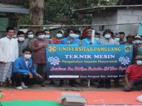 Mahasiswa Unpam Gelar Sosialisasi dan Pembuatan Alat Tabur Pupuk di Jasinga Bogor