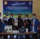 Prodi Teknik Industri Universitas Pamulang Adakan Pelatihan Teknik Pembuatan Semir Ban di Jelupang, Tangerang Selatan